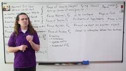 AP Physics C: Dynamics Review (Mechanics) - Newton's 3 Laws, Friction, Equilibrium Instructional Video