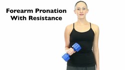 Forearm Pronation With Resistance Instructional Video