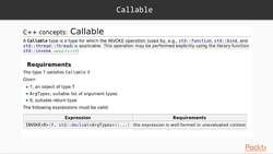 Mastering C++ Standard Library Features [Video] - Storing Callable Objects Instructional Video