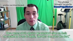 La Frase del Día - Día ciento veintinueve - another one bites the dust Instructional Video