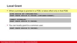 Oracle Database Administration from Zero to Hero - Managing Local and Common Users Instructional Video