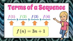 Terms of an Arithmetic Sequence & Function Notation | HSF-IF.A.3 | Algebra 🖤💙 Instructional Video