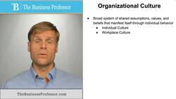 Organizational Culture Instructional Video