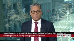 Colombia agrees to accept U.S. deportation flights after Trump 25% tariff threat News Clip