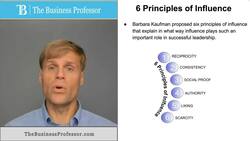 6 Principles of Influence Instructional Video