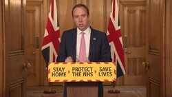 Health Secretary Matt Hancock gives daily press briefing News Clip