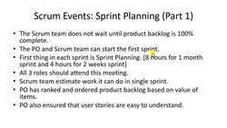 Agile Scrum Master Certification Exam Prep (CSM) - Sprint Planning Can Begin Early Instructional Video