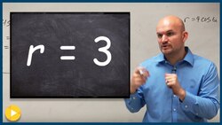 How to convert a polar equation of a circle to rectangular Instructional Video