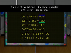 Properties of Addition and Subtraction of Integers Instructional Video