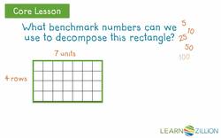 Finding Area with the Distributive Property Instructional Video