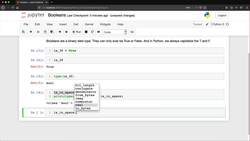 Python for Everybody: The Ultimate Python 3 Bootcamp - Booleans Instructional Video