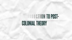 The Tempest and Post-Colonial Theory: Perspectives on History and Shakespeare's Narrative Instructional Video