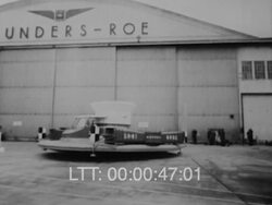 Saunders Roe Hovercraft Stock Footage