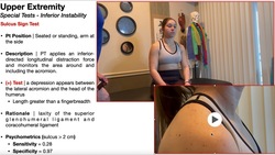 Sulcus Sign Test [Inferior Shoulder Instability] | Rationale & Interpretation Instructional Video