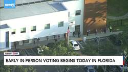 Early In-Person Voting Begins Today In Florida News Clip