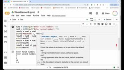 Python Lesson4: Calculator Instructional Video