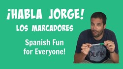 Kids Learn Spanish | Spanish School Supplies | Habla Jorge Los Marcadores Instructional Video