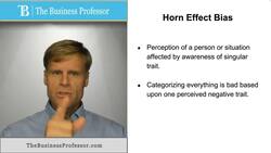 Horn Effect Bias Instructional Video