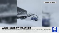 Powerful Storm Pounds Southern California With Rain, Snow News Clip