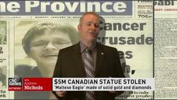 $5M bird statue snatched on the street News Clip