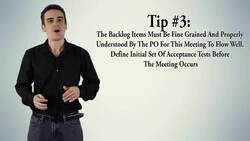 Agile Project Management - Tip #3: The Backlog Items Must Be Fine-Grained and Properly Understood by the PO Instructional Video