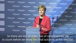Nicola Sturgeon positive about SNP chances as she retains Scottish Parliament seat News Clip