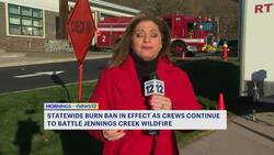 Statewide burn ban issued as firefighters continue to battle Jennings Creek wildfire; progress being made News Clip