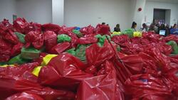 Halifax-area families collect Christmas hampers News Clip