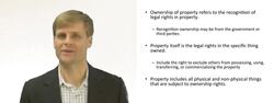 Ownership in the Context of Property Rights Instructional Video