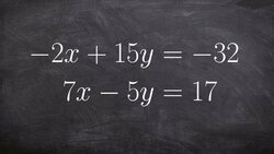 How to Use Elimination to Solve a System Multiplying Instructional Video