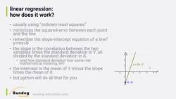 Create a computer vision system using decision tree algorithms to solve a real-world problem : Linear Regression Instructional Video