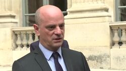 CLEAN : French education minister reacts to teacher beheading News Clip