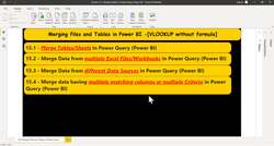 Business Intelligence with Microsoft Power BI - with Material - Merge Queries Instructional Video