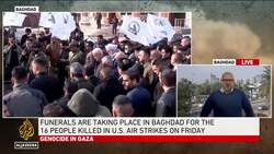 Iraq funerals: Victims of US strikes laid to rest in Baghdad News Clip