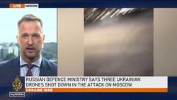 Ukrainian drone attack wounds 1 in Moscow, briefly shuts airport News Clip