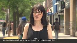 Humiliated at the grocery store: anti-theft tactics anger shoppers News Clip