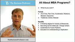 All About MBA Programs Instructional Video