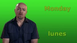 Intro Spanish Lesson: Review Days of the Week Instructional Video