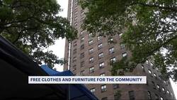 Organization in Morrisania helps community by giving away furniture, clothes News Clip
