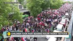 New Zealand: Indigenous Maori 'Haka' Chants Echoed In Wellington News Clip
