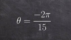 Determine two coterminal angles positive and negative Instructional Video