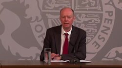 Chris Whitty and Patrick Vallance speaking at press conference News Clip