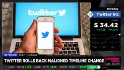 Twitter Rolls Back Maligned 'Home' Timeline Change News Clip