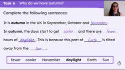 Weather and the seasons: autumn Instructional Video