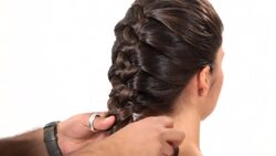 How to Turn a Braid into an Updo Instructional Video