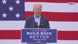 Biden Says Trump Led U.S. Into a Manufacturing Recession Before Covid News Clip