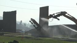 Border wall prototypes demolished in San Diego News Clip