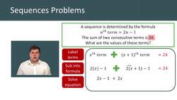 Problem Style Questions for Sequences Instructional Video