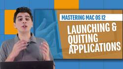 MAC OS: Launching & Quitting Applications Instructional Video