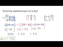 Matrix Determinants Instructional Video